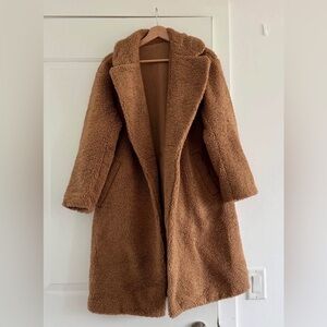 Uniqlo Women's Brown Teddy Jacket